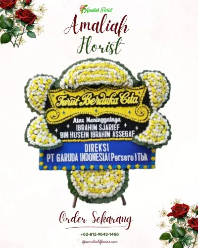 Papan Bunga Duka di Durian
