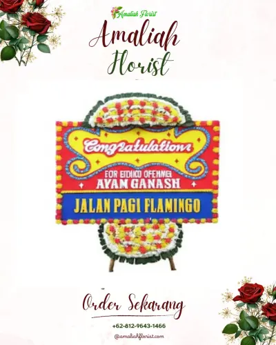 Bunga Papan Congratulation di Durian